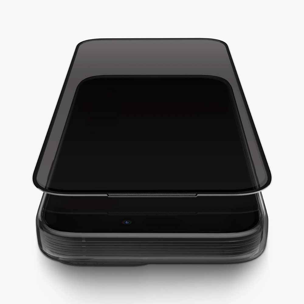 Picture of Apple iPhone Air 6.5 Screen Protector | Uniq Optix Covex Privacy Anti View Anti Peep Tempered Glass Screen Protector with Installation Helper Kit for iPhone Air 6.5 (Privacy)