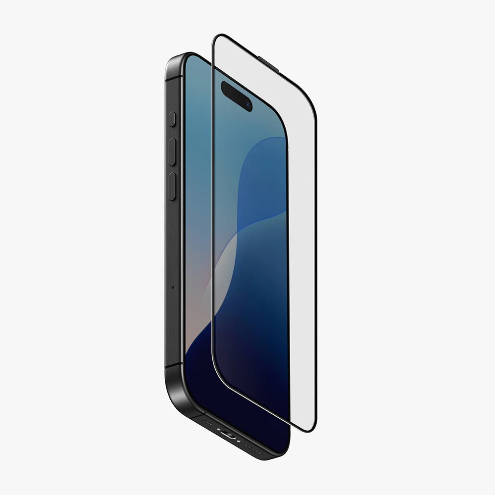 Picture of Apple iPhone 16 Plus 6.7 Screen Protector | Uniq Optix Vivid Tempered Glass Screen Protector with Installation Helper Kit for iPhone 16 Plus 6.7 (Clear)