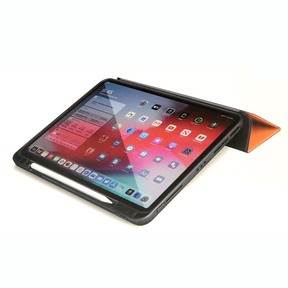 Picture of Apple iPad Pro 11 3rd gen 2021 Case | Viva Madrid Elegant Protection Flip and Standable Case with Integrated Pencil Holder for Apple iPad Pro 11 3rd Gen 2021 (Brown)