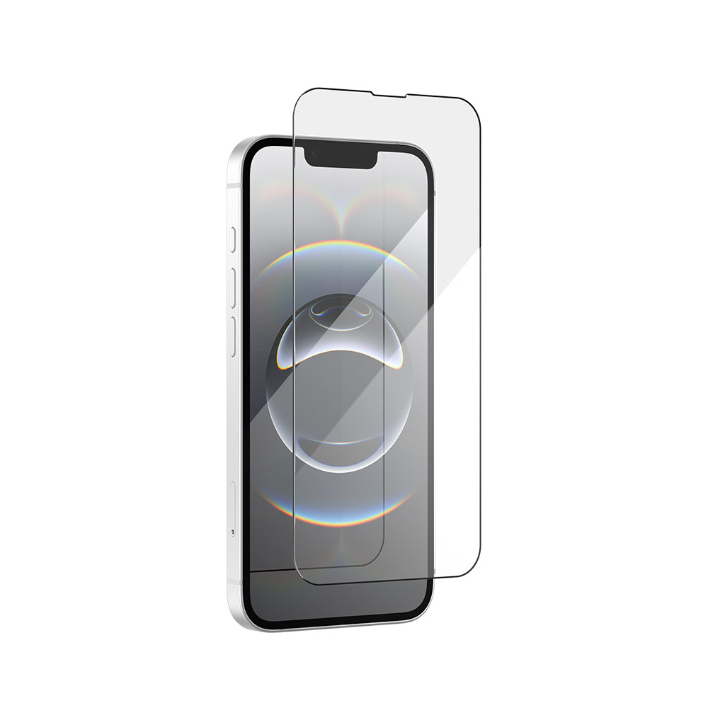 Picture of Apple iPhone 13 6.1 Screen Protector | Zagg iPhone 16e iPhone 14 iPhone 13 iPhone 13 Pro  Tempered Glass Screen Protector Glass Plus Edge (Clear)