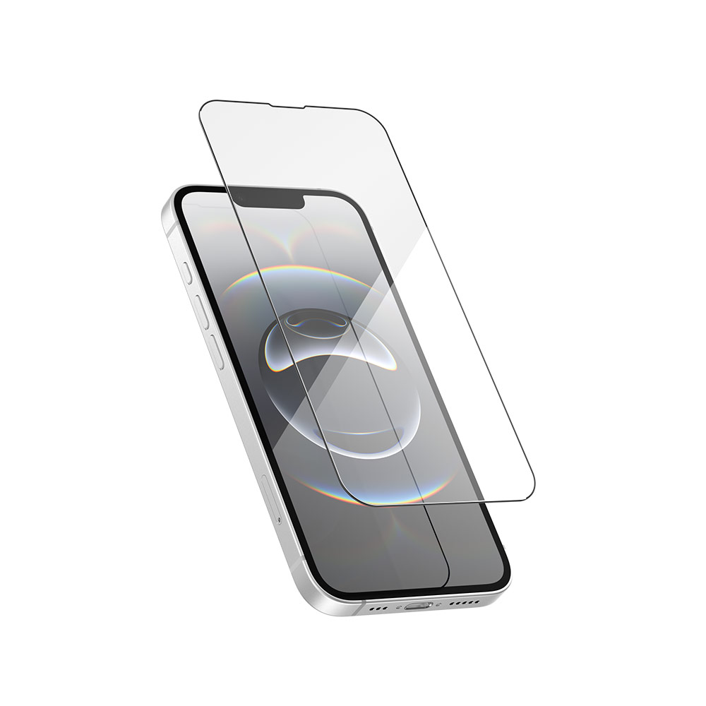 Picture of Apple iPhone 13 6.1 Screen Protector | Zagg iPhone 16e iPhone 14 iPhone 13 iPhone 13 Pro  Tempered Glass Screen Protector Glass Plus Edge (Clear)
