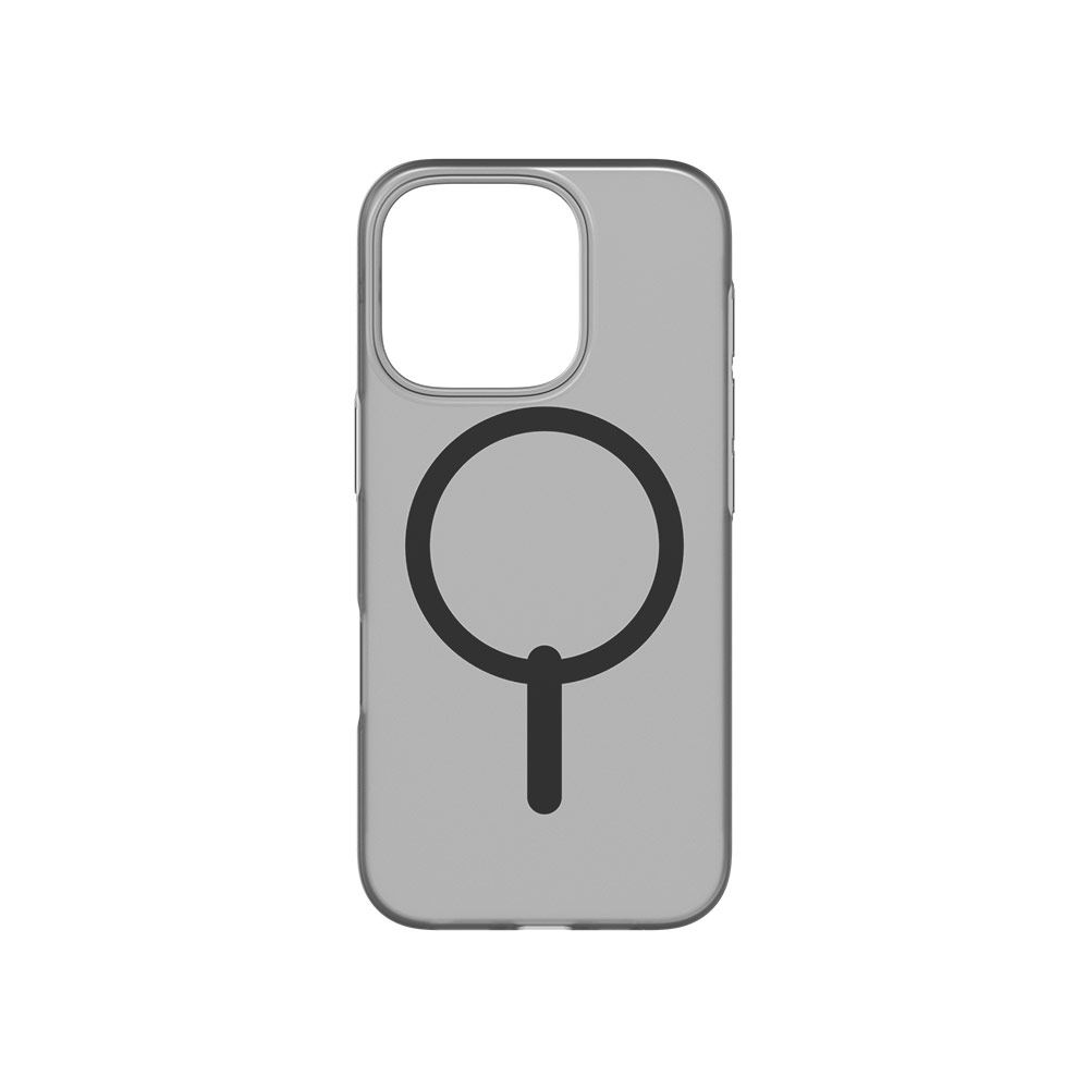 Picture of Apple iPhone 16 Pro Max 6.9 Case | Zagg Essentials Hampton Snap Lite Magnetic Super Slim Case for iPhone 16 Pro Max 6.9 (Smoke Black)